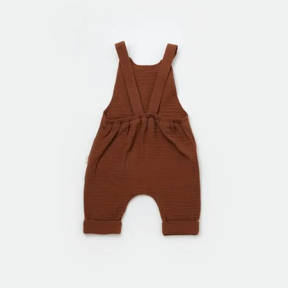 100% Organic Cotton Salopet Romper,Unisex - Picture 7 of 8